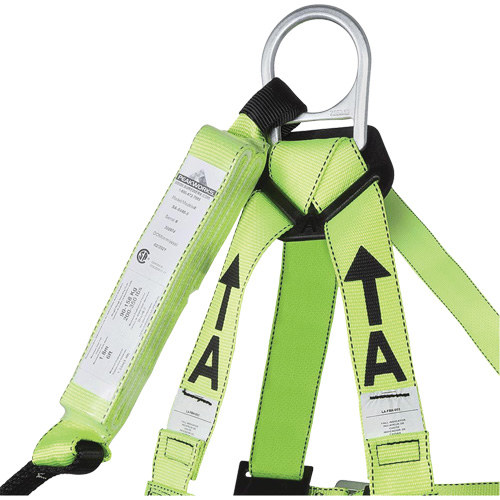 FBH-10000A5440-6 6' Class A Harness & Lanyard with 220 lbs. Capacity, Harness/Lanyard Combo Fastek