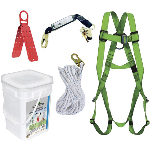 RK4-25 Compliance Roofer's Kit with Reusable Bracket, Roofer's Kit Fastek