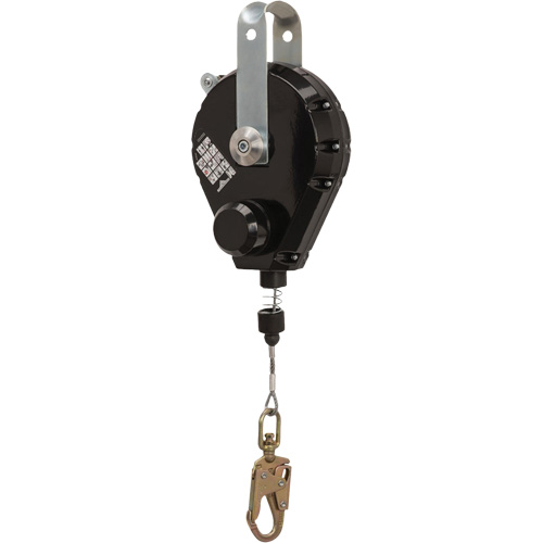 SRL-73303-60 Cable Self-Retracting Lifeline with Recovery, 60', Galvanized Steel, Swivel Fastek