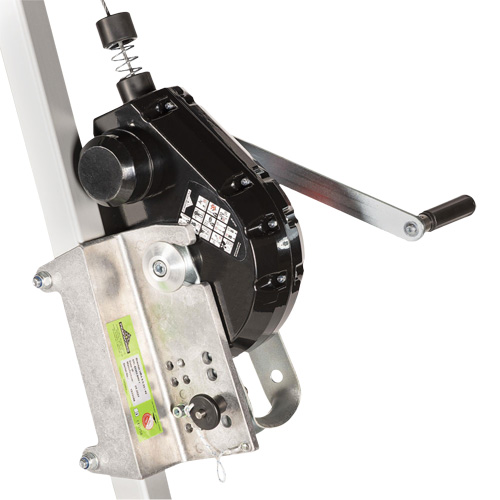 SRL-73303-60 Cable Self-Retracting Lifeline with Recovery, 60', Galvanized Steel, Swivel Fastek