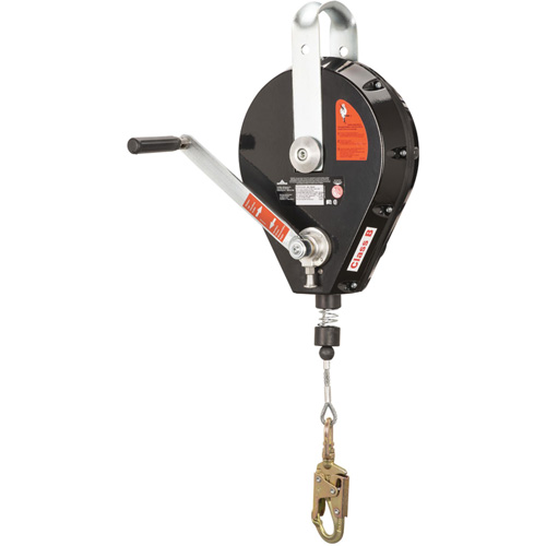 SRL-73303-96 Cable Self-Retracting Lifeline with Recovery, 96', Galvanized Steel, Swivel Fastek