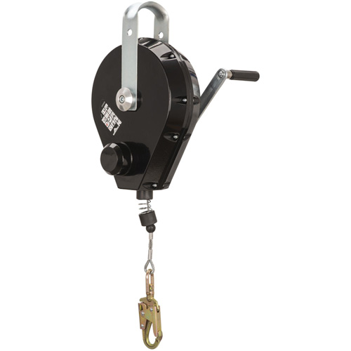 SRL-73303-96 Cable Self-Retracting Lifeline with Recovery, 96', Galvanized Steel, Swivel Fastek