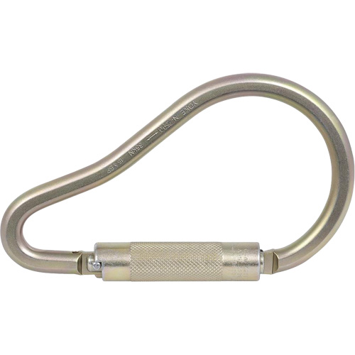 CP-04011-1 Zinc Plated Carabiner with 2" Gate Opening, Steel Fastek