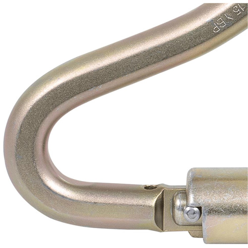 CP-04011-1 Zinc Plated Carabiner with 2" Gate Opening, Steel Fastek