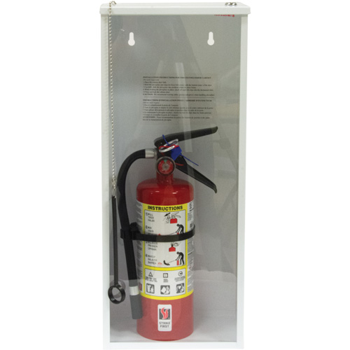 Light-Duty Fire Extinguisher Cabinet, 10" W x 24" H x 6" D Fastek