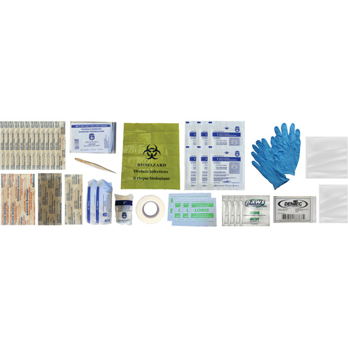 Trousse de premiers soins Shield, R&eacute;pond ou surpasse la norme CSA Z1220-24 type 1 individuelle, Personnel (1 travailleur) Fastek