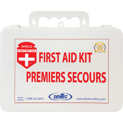 Shield First Aid Kit, Meets/Exceeds CSA Z1220-24 Type 2 Low-Risk Environment, Small (2-25 Workers) Fastek