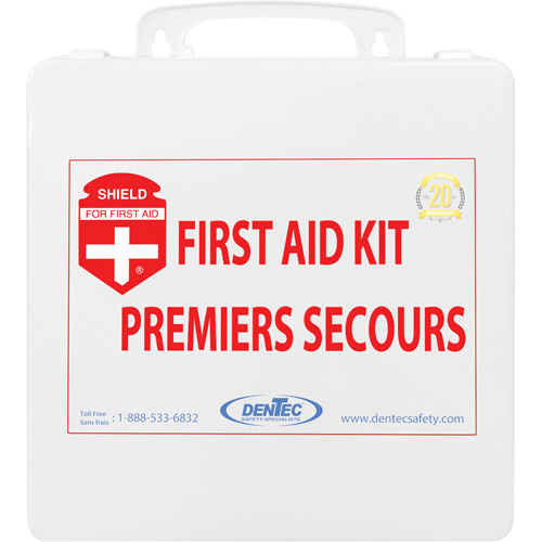 Shield First Aid Kit, Meets/Exceeds CSA Z1220-24 Type 2 Low-Risk Environment, Medium (26-50 Workers) Fastek