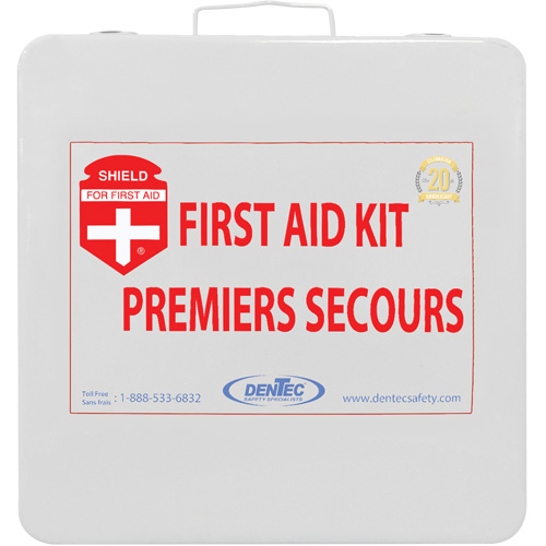 Shield First Aid Kit, Meets/Exceeds CSA Z1220-24 Type 2 Low-Risk Environment, Medium (26-50 Workers) Fastek