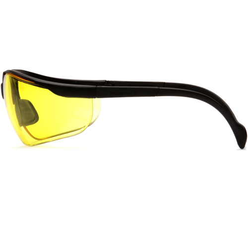Venture II&reg; Half-Frame Safety Glasses, Amber Lens, ANSI Z87+/MCEPS GL-PD 10-12/Meets/Exceeds CSA Z94.3 Fastek