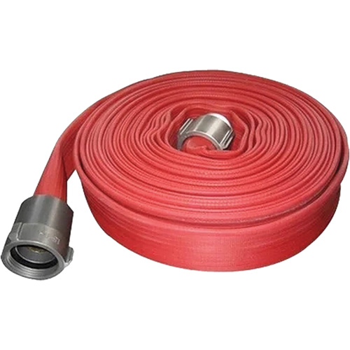 Nitrile Rubber Fire Hose, 25' L, 2-1/2" Dia., 200 Fastek