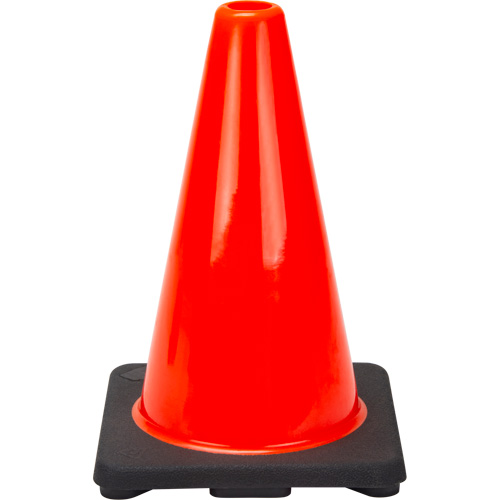 Premium Traffic Cone, 12", Orange Fastek