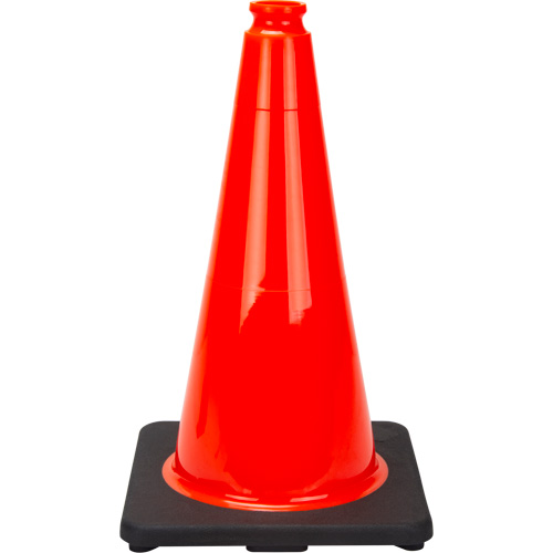 Premium Traffic Cone, 18", Orange Fastek