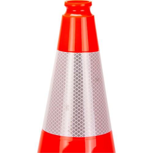 Premium Traffic Cone, 18", Orange, 6" Reflective Collar(s) Fastek