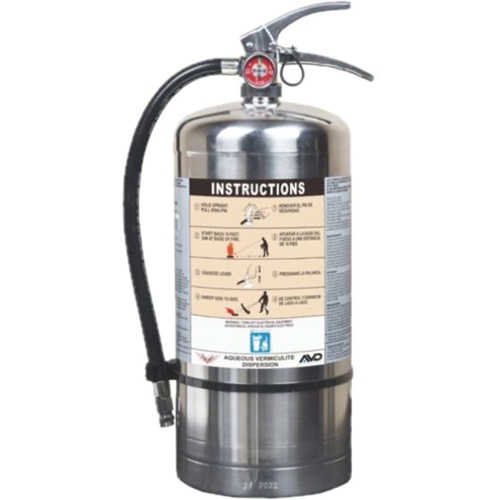 Fire Extinguisher for Lithium-ion Battery Fire Protection, AVD, 6 L Capacity Fastek