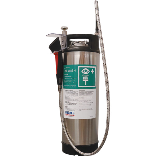 Portable Self-Contained Emergency Wash, Pressurized, 4 gal. Capacity, Meets None Fastek