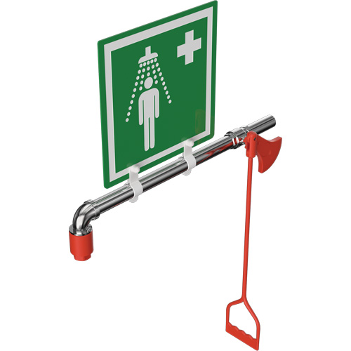 Douche de rinçage, Montage sur canalisation circulaire Fastek