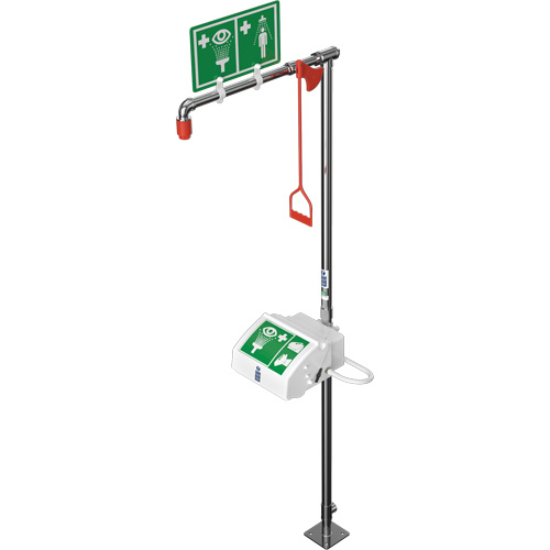 Douche combin&eacute;e avec cuvette ferm&eacute;e en ABS et entr&eacute;e inf&eacute;rieure, Socle Fastek