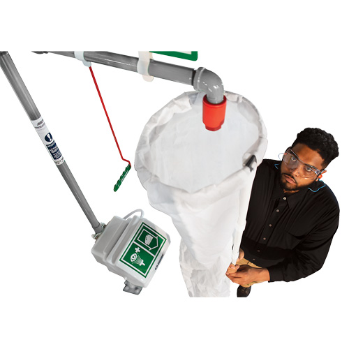 Safety Shower Test Kit with Bucket & Shower Sock Fastek