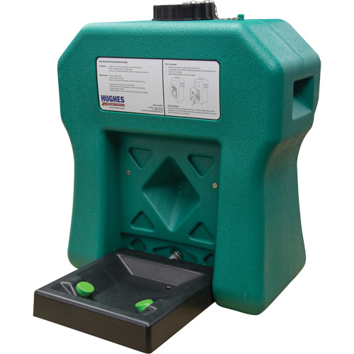 Portable Self-Contained Eyewash Station, Gravity-Fed, 16 gal. Capacity, Meets ANSI Z358.1 Fastek