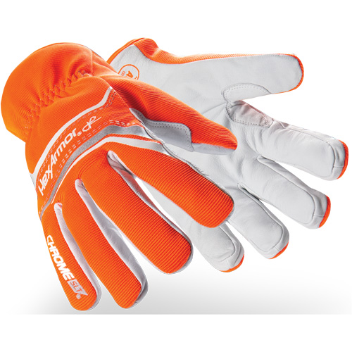 Chrome SLT&reg; 4075 Cut-Resistant Gloves, Size 6/X-Small, Goatskin/HPPE Shell, ASTM ANSI Level A6/EN 388 Level E Fastek