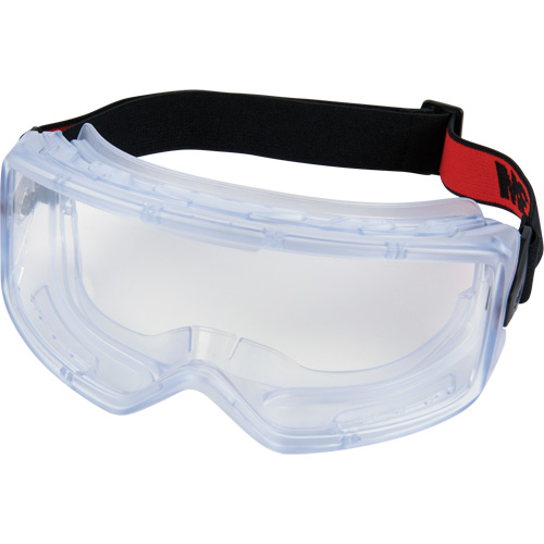 GoggleGear 3000 Series Protective Goggle, Clear Lens, Anti-Fog, Indirect Vent Fastek