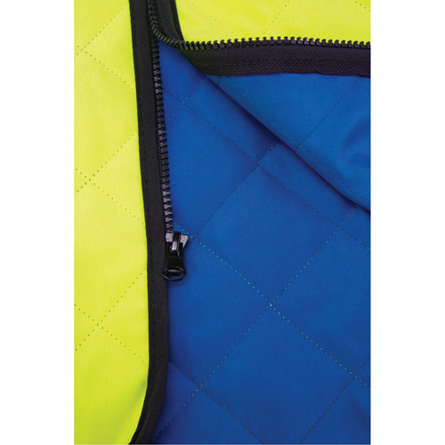 Evaporative Cooling Vest, Medium, High Visibility Lime-Yellow Fastek