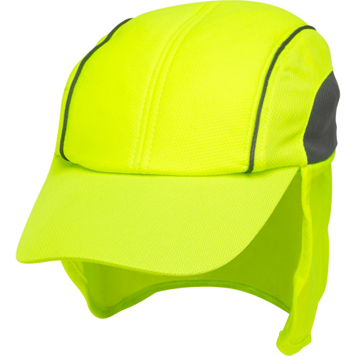 Cooling Hat with Neck Shade, Hi-Vis Lime Fastek