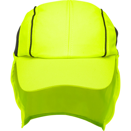 Cooling Hat with Neck Shade, Hi-Vis Lime Fastek