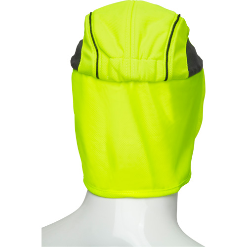 Cooling Hat with Neck Shade, Hi-Vis Lime Fastek