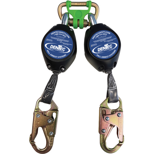 Self Retracting Lanyard with Composite Housing, 7', Web, Swivel Fastek