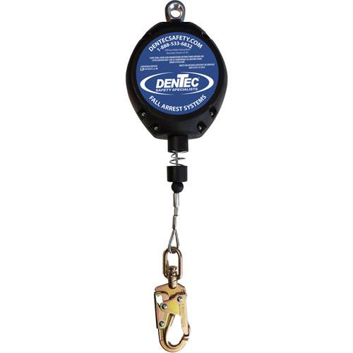 Cable Self Retracting Lanyard with Composite Housing, 50', Swivel Fastek