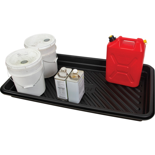 Spill Tray, 24" L x 48" W x 4.5" H, 24 US gal. Spill Capacity Fastek
