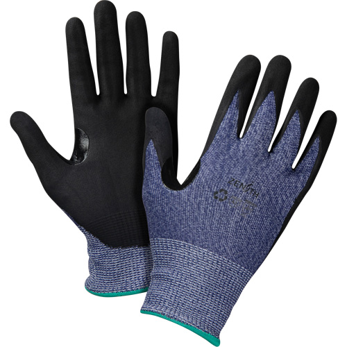 Cut-Resistant Gloves, Size Small, 15 Gauge, Foam Nitrile Coated, HPPE Shell, ASTM ANSI Level A3 Fastek