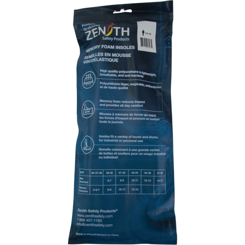 Memory Foam Insoles, Women's 5 - 7 Fastek