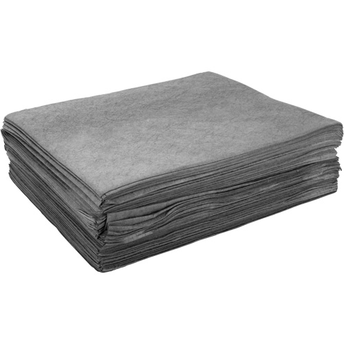 Meltblown Sorbent Pads, Universal, 15" x 19", 8 gal. Absorbancy Fastek