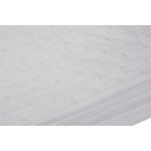 Bonded Sorbent Pad, Oil Only, 15" x 19", 10 gal. Absorbancy Fastek