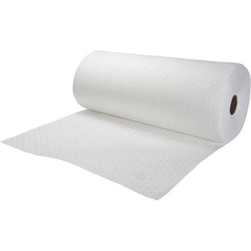 Rouleaux absorbants li&eacute;es, Lourd, 150' lo x 30" la, Absorption 24 gal. Fastek