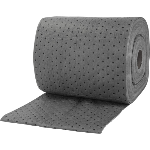 Rouleaux absorbants li&eacute;es, Lourd, 150' lo x 15" la, Absorption 10 gal. Fastek