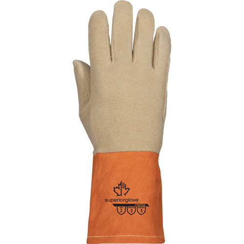 Gants de soudage TIG Endura 370DTIGL, Cuir fleur de daim, Taille T-petit Fastek