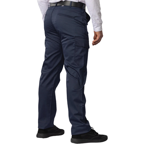 Big Flex Cargo Pants, Poly-Cotton/Spandex, Navy Blue, Size 54 Fastek