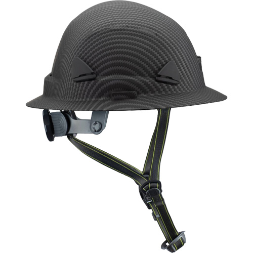 Casque Fibre Metal de style escalade avec bordure compl&egrave;te, R&eacute;pond aux normes CSA type 2, Suspension Rochet, Non ventil&eacute; Fastek
