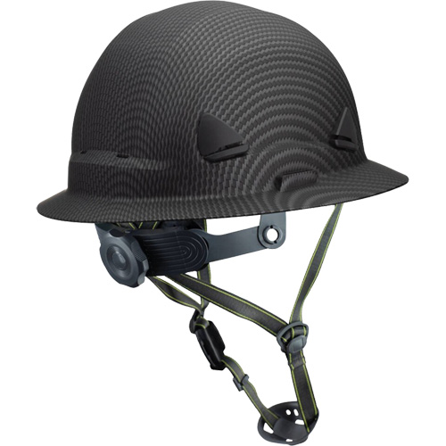 Casque Fibre Metal de style escalade avec bordure compl&egrave;te, R&eacute;pond aux normes CSA type 2, Suspension Rochet, Non ventil&eacute; Fastek