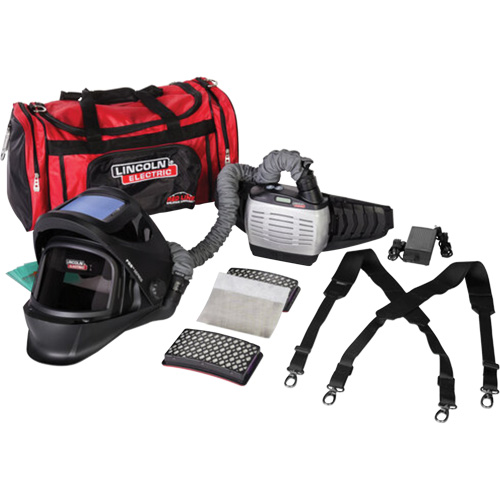 VIKING 3250D FGS&reg; Auto-Darkening PAPR with Extended Battery, Welding Helmet, Lithium-Ion Battery Fastek