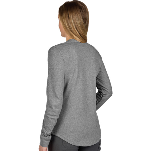 T-shirt hybride &agrave; manches longues FREEFLEX, Femmes, T-petit, Gris Fastek