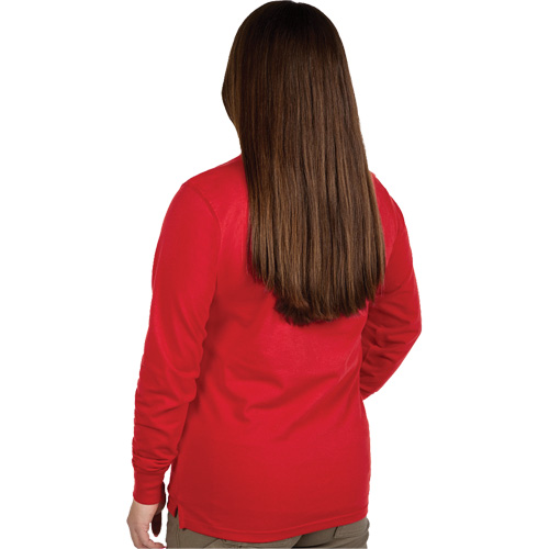GRIDIRON Long Sleeve Logo T-Shirt, Women's, X-Small, Red Fastek