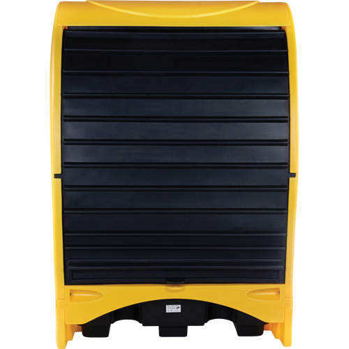 Palette contre les d&eacute;versements &agrave; couvercle dur pour 2 barils, 43,11" lo x 61,61" la x 83,07" h, Capacit&eacute; de charge 1433 lb Fastek