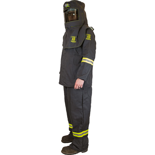 TCG Large Arc Flash Suit Kit, 40 cal/cm² Fastek