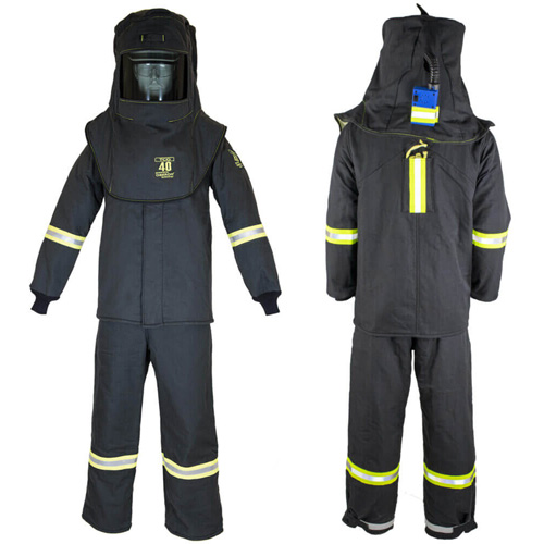 TCG Deluxe 2XL Arc Flash Suit Kit, 40 cal/cm² Fastek