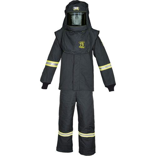 TCG XL Arc Flash Coat Kit, 75 cal/cm² Fastek